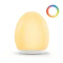Jolywell Baby Night Light for Kids, Rechargeable Egg, 8 Color-Changing Modes, Dimmable, 1-Hour Timer & Touch Control, White image 0