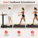 Tapis de marche 3-en-1 sous le bureau, 1 à 6 km/h, avec application et télécommande image 3