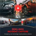 SJCAM M60S Caméra embarquée 3 canaux avec enregistrement 4K avant 2K arrière 1080P capteur IMX335 WDR H.265 image 6