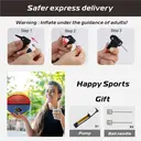 High-quality Rubber Basketball(29.5") Size7# Red/Yellow/Blue image 7