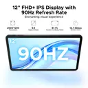 DOOGEE Tab E3+ Android 15 Tablets 12 Zoll Android, FHD+ Tablet mit SIM-Kartensteckplatz, Helio G100 Octa-Core AI Tablets, 90 Hz Gaming-Tablet, 32GB+256GB/2TB, 8800mAh, 7,5mm Ultra-dünn, Quad-Lautsprecher, Face ID, Schwarz image 1