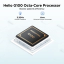 DOOGEE Tab E3 Android 15 AI Tablet, 32 GB + 256 GB/2 TB, 11 Zoll FHD+ & 90 Hz, Helio G100 Gemini AI Gaming Tablet, 8800 mAh Akku, 7,5 mm ultradünnes Metallgehäuse, Dual-SIM-Slots, 5G, WLAN, GPS, Bluetooth 5.2, Gesichtserkennung, Blau image 2