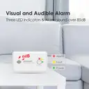 WISUALARM Carbon Monoxide Detector, 10-Year Battery Life, with Test/Silence Button, Conforms to EN 50291 Standard image 6