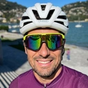 Revoray X3 Lunettes de soleil de cyclisme avec verre monobloc en PC haute définition et antichoc, monture légère en TR90, protection UV400, et design aérodynamique - Vert image 10