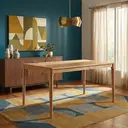 Dining Table Orlando Rectangle Oak H.75 W.150 D.90 (cm) image 0
