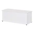 HOMCOM Storage Chest Box White image 2