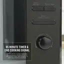 Swan Digital Microwave - 20L, 800W, Black, 5 Power Levels, with 95-Minute Timer, SM4421BLK image 4