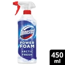 Domestos Power Foam Toilet & Bathroom Cleaner, Arctic Fresh, 450ml image 1