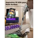 Proscenic P16 Aspirateur sans fil léger et rechargeable pour poils d'animaux image 1