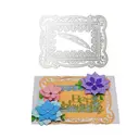Picture Frame Cutting Dies Stencils Frame Die Cuts Metal Template Mould DIY Scrapbook Card Making Decoration Tool Gift Photo Album Embossing Scrapbooking Paper Card Decor Craft image 1