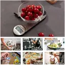 CAMRY Balance de cuisine électronique numérique pliable, 5 kg max - Argent/Noir image 3