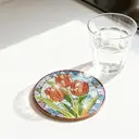 Set de 8 Sous-verres en Peinture Diamant 5D Complète JU7CER - Art Floral | Kit DIY Bijoux Créatifs Cadeau 10×10cm image 3