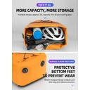 ROCKBROS Bike Panniers Waterproof Bike Rear Rack Bag Max 30L Large Capacity Bike Rear Panniers for Cycling Traveling Commuting - Black image 2