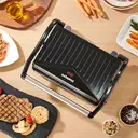 ochama Small Steak Grill, Sandwich Maker, Panini Press Grill, 400W Indoor Electric Grill, Electric Barbecue Grill, Household Electric Griddle, 22.5*14cm image 1