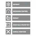 DAEWOO Argyle 2 Slice Toaster, Wide Slots, Textured White - SDA1781GE image 4