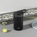 POWCAN by Meoky 18oz Single Spout Straw Sports Bottle -Black image 5