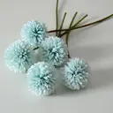 Wei's Moment Lot de 6 fleurs artificielles hortensias - Bleu image 2