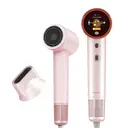 Uniorange H6 Plasma High Speed Hair Dryer (Lotus Pink), HD LCD Screen, 5 Smart Mode, 1600W Power & 1 Billion Plasma Ions, 110K RPM High-Speed Motor, Dries 5X Faster image 10