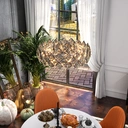 Homary Crystack Modern 6-Light Tiered Crystal Chandelier with Adjustable Cables image 4