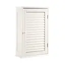 Maison by Premier Shutter White Wood Wall Cabinet image 2