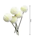 Wei's Moment 6Pcs Artificial
Flowers Artificial Hydrangea Decoration for Wedding Vase White image 4