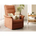 FLEXISPOT Elektrische Relaxstoel met Verstelbare Rugleuning – Verstelbare TV-stoel, Fauteuil met Ligfunctie, 105°–155° Verstelbare Rugleuning – Ergonomische Relaxfauteuil, Khaki image 3