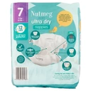 Nutmeg Baby Ultra Dry Nappies Size 7 22 Pack image 3