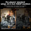 【Gaming Weekdeal】KOORUI G2511P 25-inch gamingmonitor, 200 Hz, IPS, Full HD 1080p, 1 ms, Adaptive Sync, VESA-montage, HDMI/DisplayPort, Laag blauw licht, 99% sRGB image 1