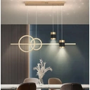 Homary Gold Kitchen Island light Geometric Starry Pendant Light image 2