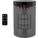 Morphy Richards HeatFlux 1.5kW Bedside Ceramic Fan Heater with Remote Control – Grey, 825051 image 1