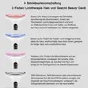 EYUSALL EMS Gesicht & Hals Massagegerät mit 3 Lichttherapie Modi, Anti-Falten Lifting Gerät mit 4 Betriebsarten Rosa image 6