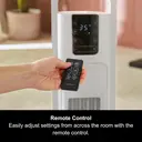 Morphy Richards HeatFlux 2kW PTC Tower Fan Heater with Remote Control – White, 825403 image 4