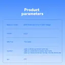 PAVAREAL K127CTC British standard GaN A+C+C PD65W charger set (dual flash charging) black image 8