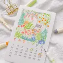 WRITECH Arts Sign Brush Pen 12 Assorted Vibrant Colors image 3