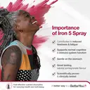 Better You Health for All Iron Energy Support Oral Spray 5mg Blackcurrant & Pomegranate Flavour - 25ml image 2