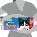 FELIX Aliment humide pour chat classique Soin de la peau et du pelage 44 sachets x 85 g image 5