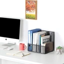 Senhoglb Porte-revues de bureau A4 en métal - Noir - Offre annuelle - Cadeaux phares image 4