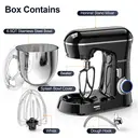 Honinst Stand Mixer, 6.5QT 10-Speed Tilt-Head Electric Stand Mixer, 3-In-1 Kitchen Mixer with Bowl, Dough Hook, Whisk and Beater, Food Mixer for Baking, Cake and Most Home Cooks image 8