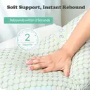 Welskin Wedge Pregnancy Pillow, Ergonomic High-Support Design with Adjustable Cushions, Green – Model XT-02 image 8