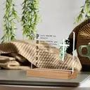 Alphynix Plaque de reconnaissance acronyme « PASTOR » en acrylique avec support en bois image 2