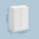 SONGMICSHOME HOME Boîte à bijoux à 10 niveaux - Blanc image 4