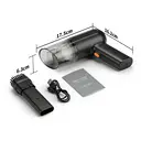 ATSHARK Handheld Vacuum Cleaner, Mini Portable Cordless Vacuum, 3000Pa Strong Suction, USB Rechargeable, for Car, Home and Office, H2216-1, Black image 5