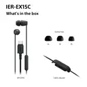 Sony IER-EX15C USB-C Wired Earbuds (Blue) image 9