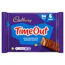 Cadbury Timeout Chocolate Wafer Bars 6 Pack 108g image 0