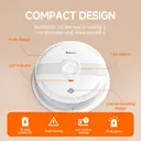 HEIMAN Smoke Detector, Radio Networkable, Wireless Smoke Detector Max. 40 Networkable Fire Alarms, 85 dB, 10 Year Battery, EN14604, with Mute Switch (Model 633-3 Pieces) image 5