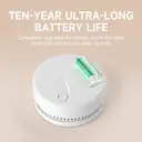 HEIMAN Smoke Detector, 10 Year Fire Alarm, EN 14604 Certified, Photoelectric Smoke Detector, Lithium Long Term Battery, Fire Detector, 85 dB Alarm (Pack of 1) image 3