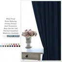 PONY DANCE Rideaux occultants à œillets, 117 x 137 cm, 2 panneaux, noir image 5