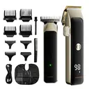 MAXGROOM Kit de tondeuse sans fil T-Blade pour cheveux avec sabot réglable, écran LCD, 2 vitesses image 8