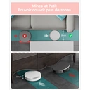 LEFANT N1 Aspirateur robot avec télécommande, silencieux, auto-recharge, puissance d’aspiration de 4500 Pa, recharge automatique, version sans Wi-Fi, idéal pour les poils d’animaux sur sols durs et tapis image 4