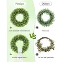 24 Inch Large Boxwood Wreath-1pcs image 2